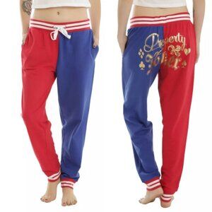 DC Comics Suicide Squad Harley Quinn Sweatpants Size L Property Of Joker Jogger